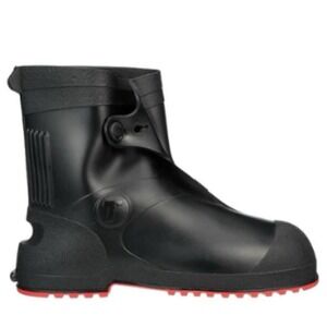 Tingley Workbrutes G2 45821 10" Waterproof PVC Overshoe Black/Red Sz Medium NWOT